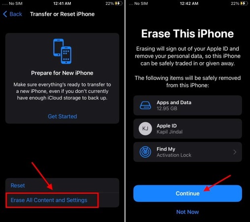 following move to ios instructions