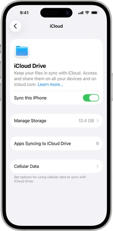 icloud sync keeps both iphones updated
