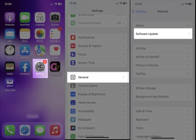 更新 iOS 系統與 App 的操作步驟
