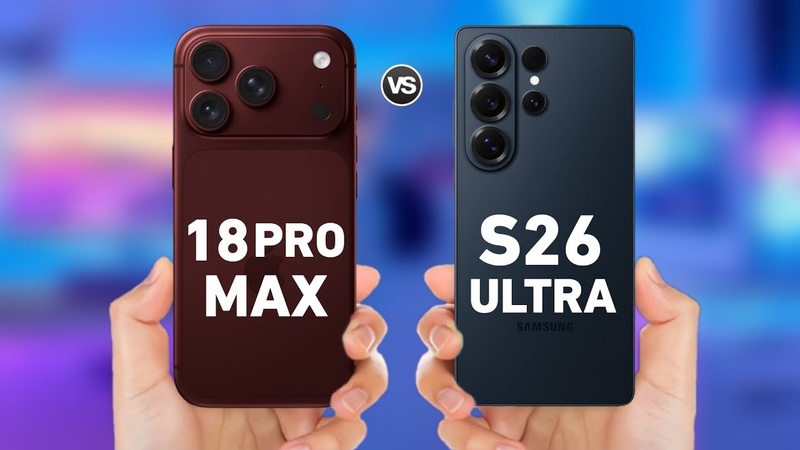 iPhone 18 Pro Max ve Galaxy S26 Ultra ekran karşılaştırması