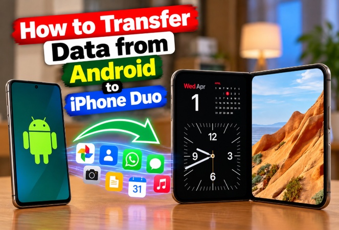 how to transfer data from android to iphone duo