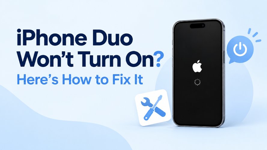 iphone duo wont turn on