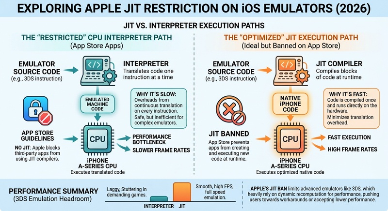 jit blocked causes emulator slowdowns and crashes