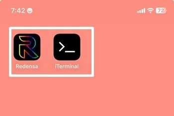 Redensa و iTerminal يظهران على iPhone