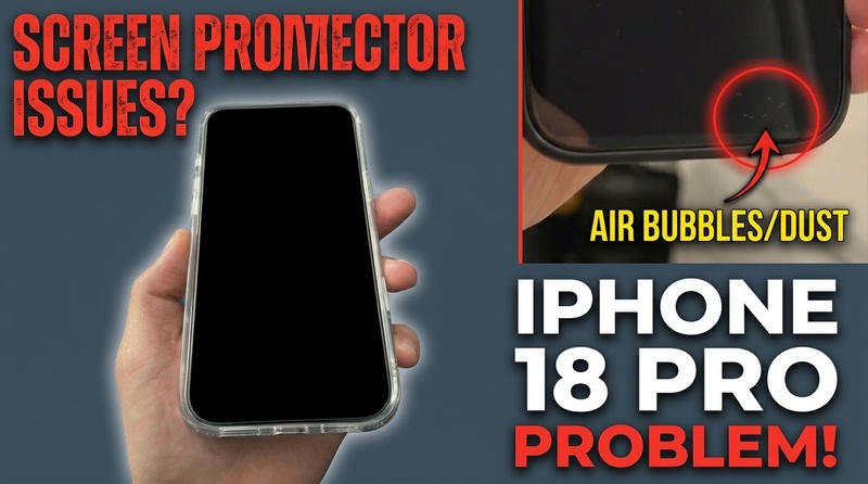 screen protector lifting causes and solutions