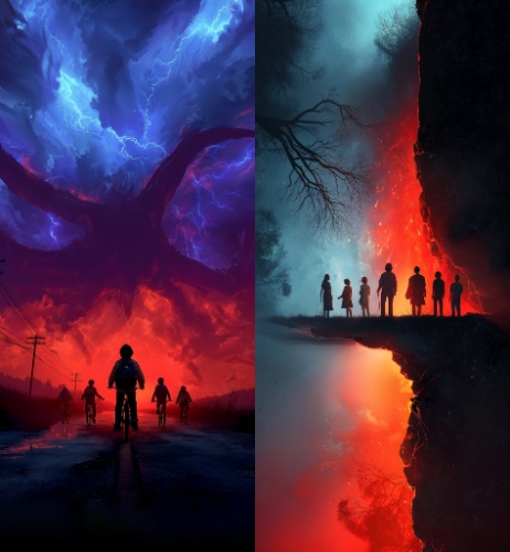 عنوان مسلسل Stranger Things التلفزيوني