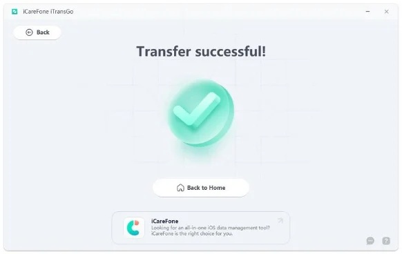 transfer data from android to iphone