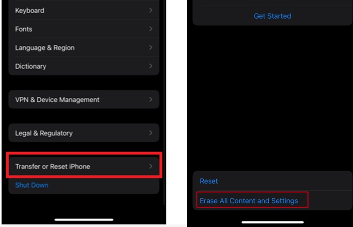 transferring data from android to iphone