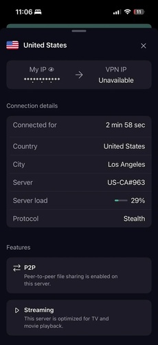 繼續設定前關閉 VPN