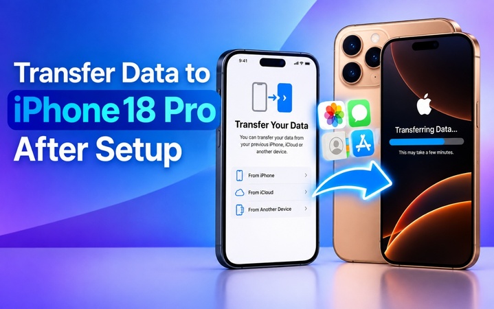 transfer data to iphone 18 pro after setup