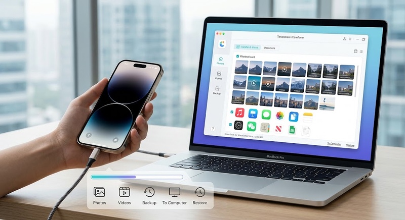 iPhone depolama alanında yer açmak için iCareFone kullanma