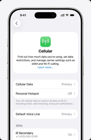 確認電信業者是否支援 eSIM 與雙 SIM 卡