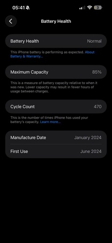 Software Update Recalibrates Battery Not Drops