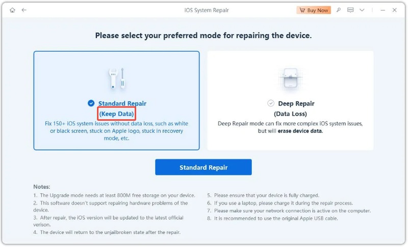 Standard Repair Fixes Battery Drain Issue