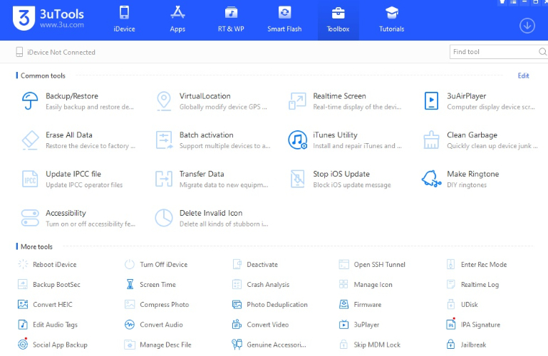 3utools iphone management