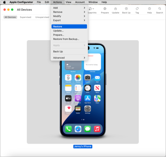 ripristinare firmware iphone senza itunes