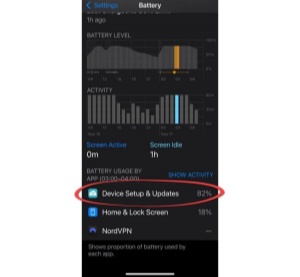 device setup and updates