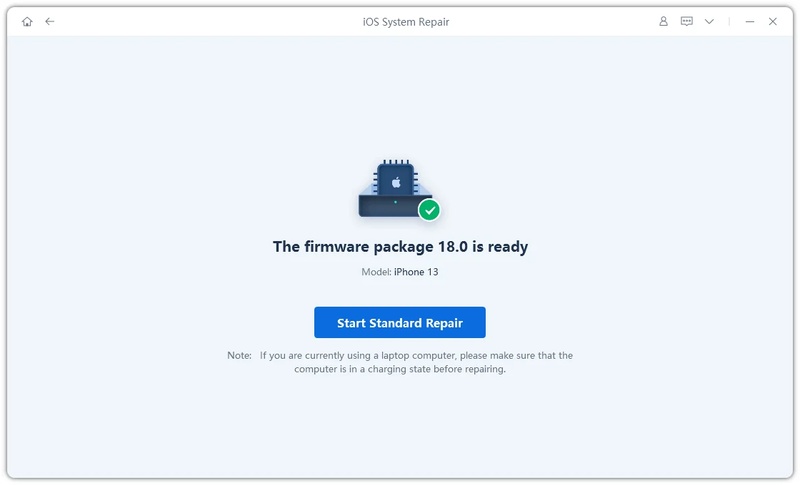 Download Firmware for Standard Repair 2