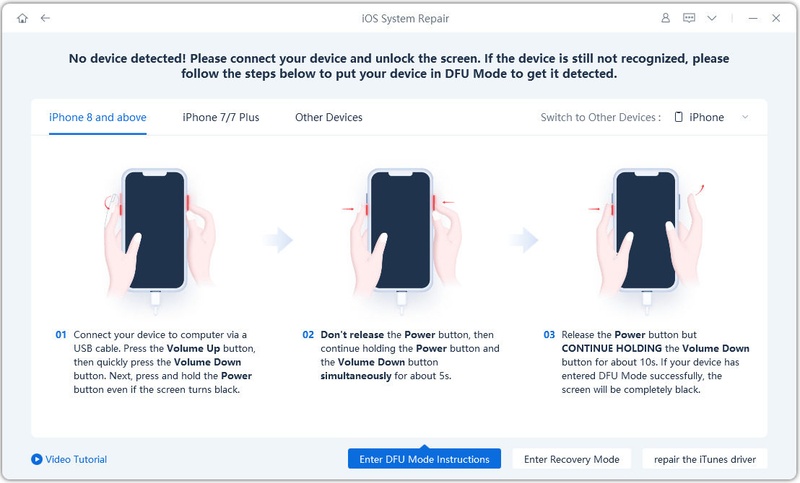 Follow on Screen Repair Instructions