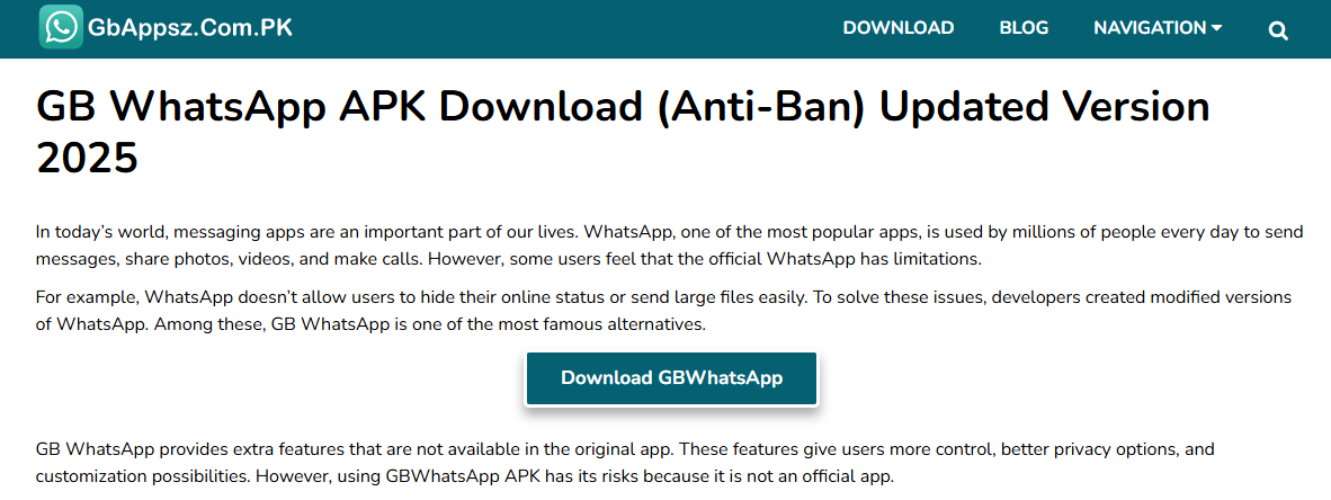 gb whatsapp 