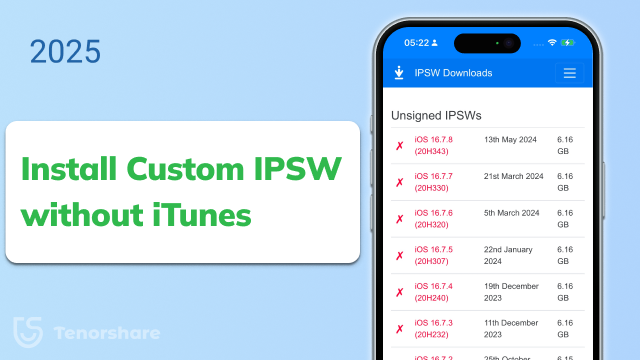 ripristinare iphone da ipsw