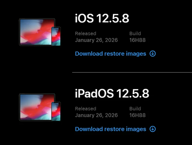 install ios 12.5.8 on iphone 5s and iphone 6