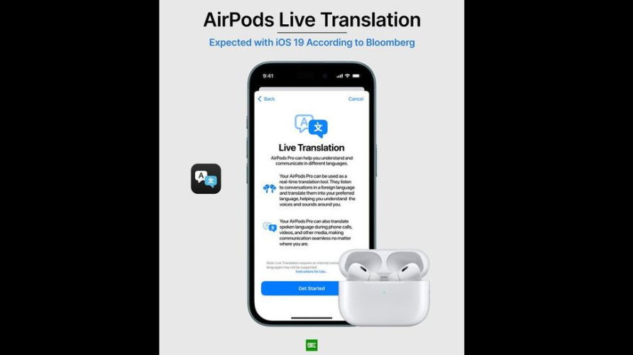 ios 19 airpods canlı çeviri