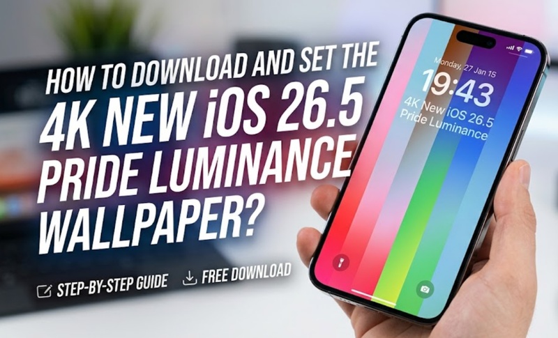 Ios 26.5 Pride Luminance Wallpaper: Download Free New Trendy Ios 4k Wallpaper
