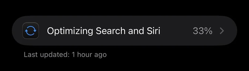 Ios 27 Optimizing Search Stuck
