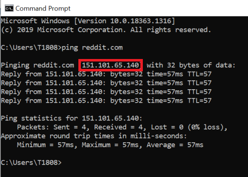 ip address