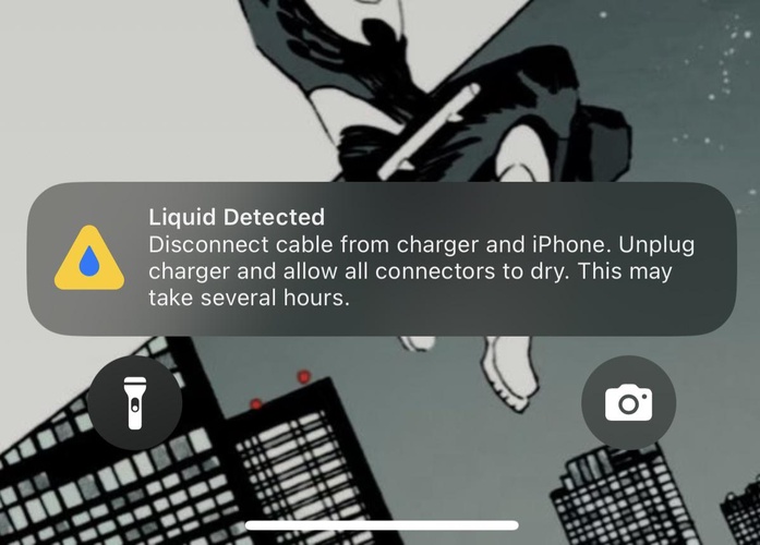 Liquid Detected Iphone