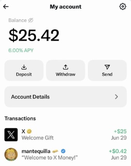 Open Money Tab and Tap Send