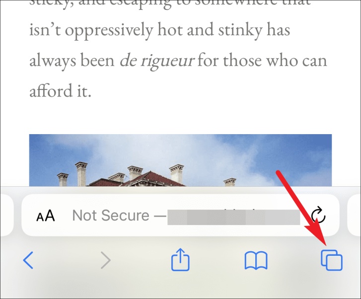 Open Safari and Add New Tab 1