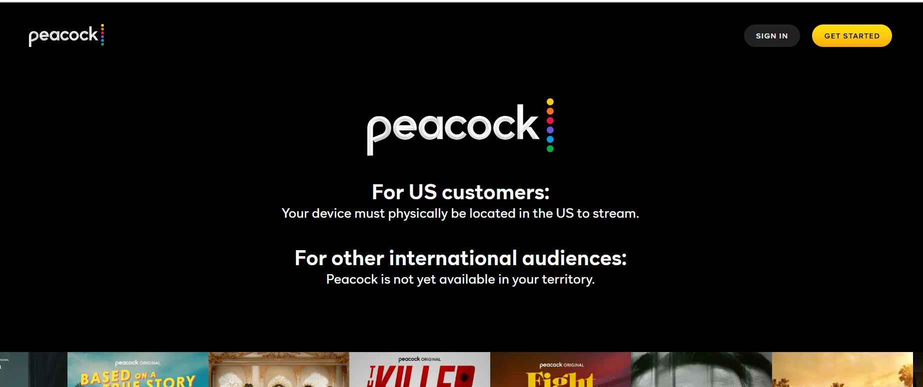 peacock tv