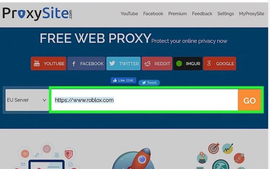 play roblox with proxy