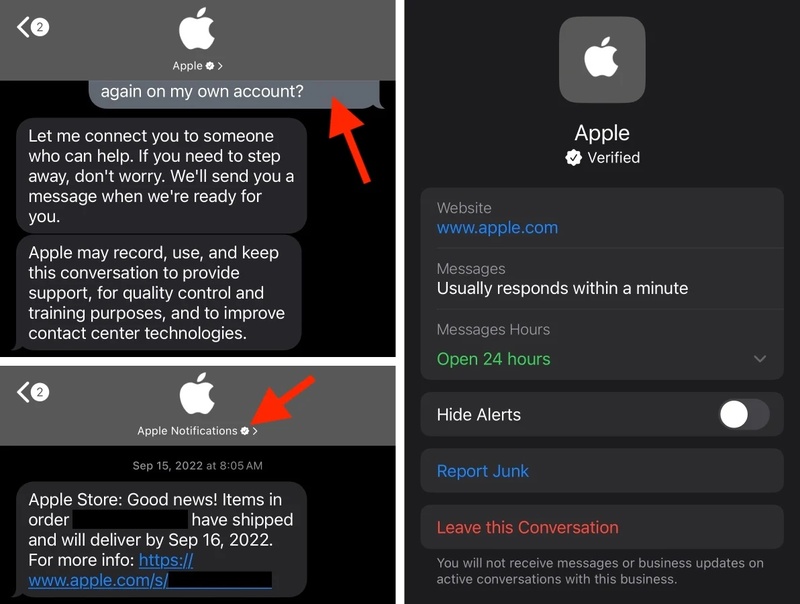 إشعارات iPhone حقيقية