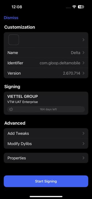 Start Signing
