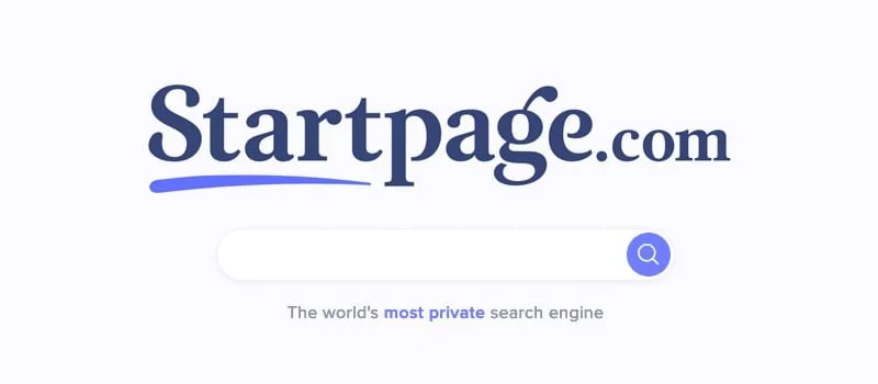 不使用AI的搜索引擎 Startpage