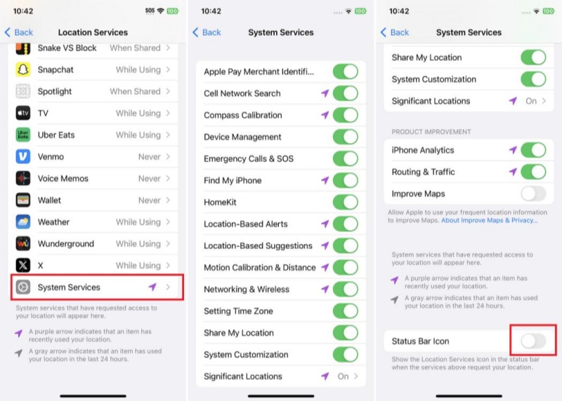 system service