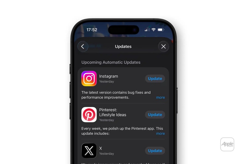 Update X App in App Store