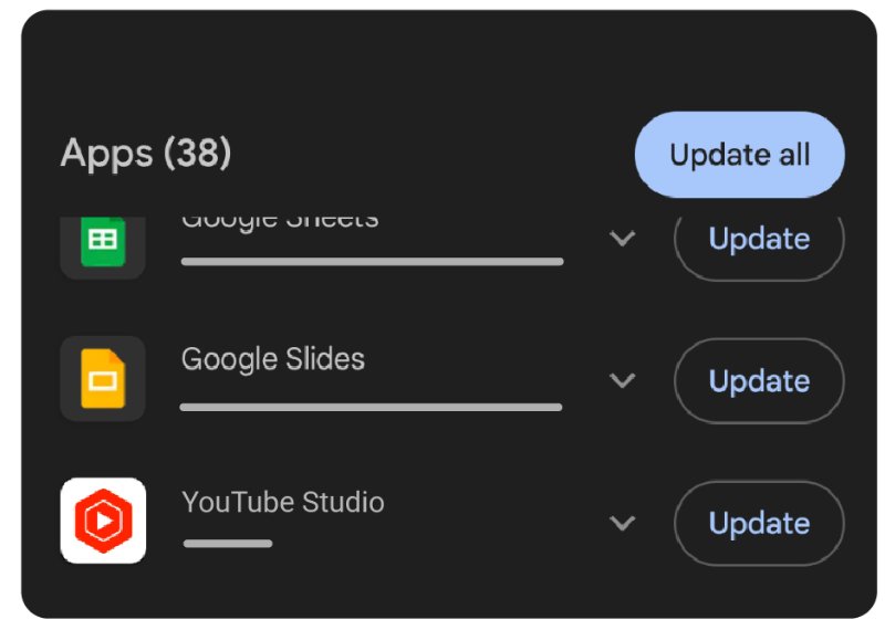 update youtube on android