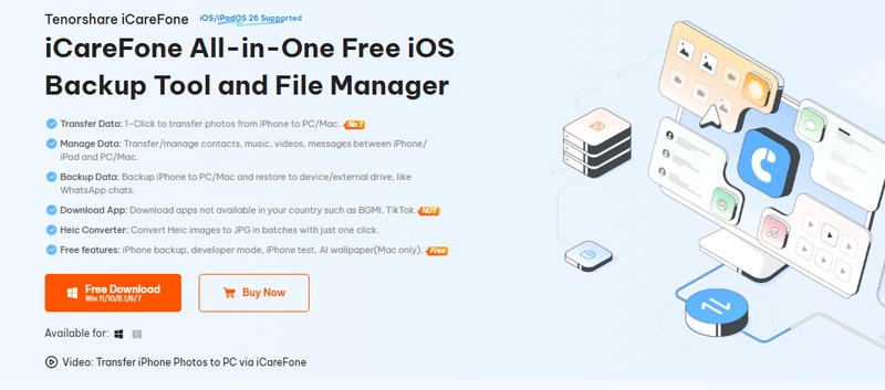 Download Icarefone from Official Sources