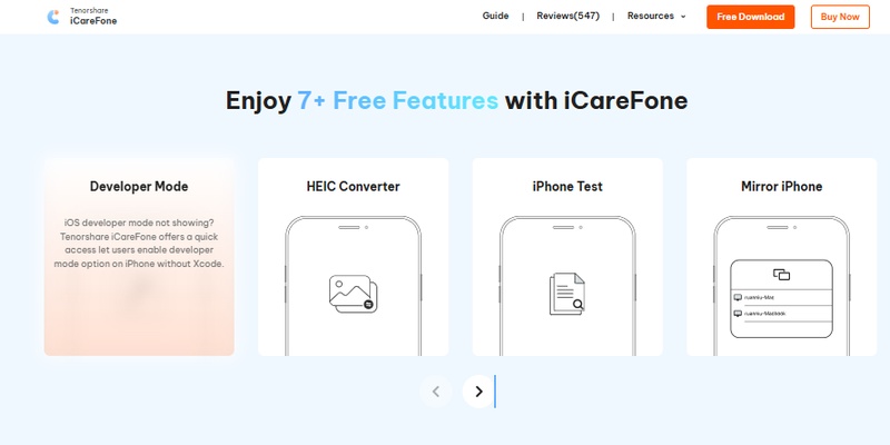 Icarefone Enables Iphone Developer Mode Easily