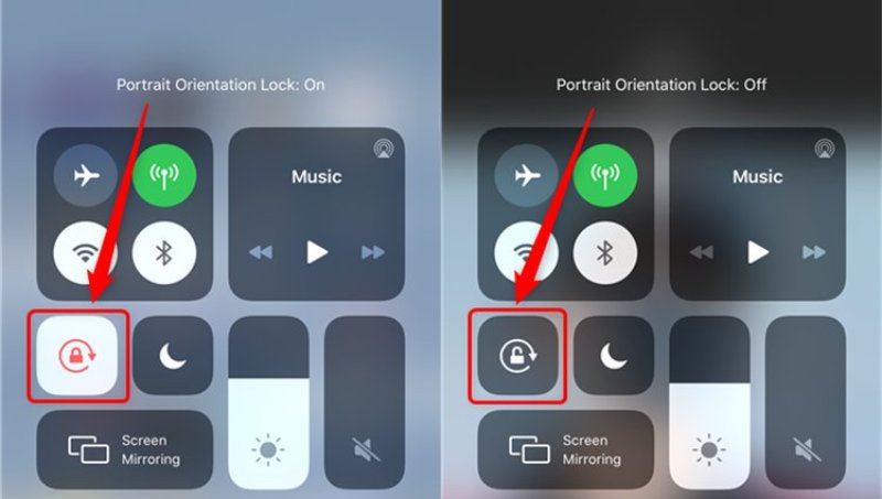 Check and Turn Off Portrait Orientation Lock