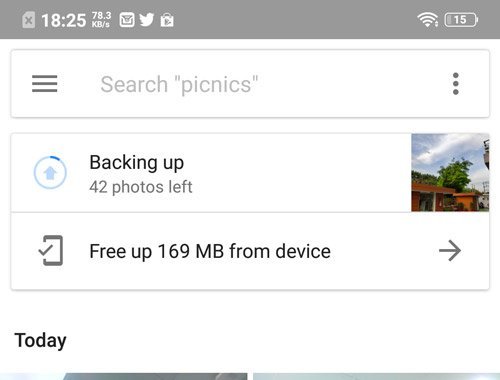 Fotos mit Google Fotos übertragen