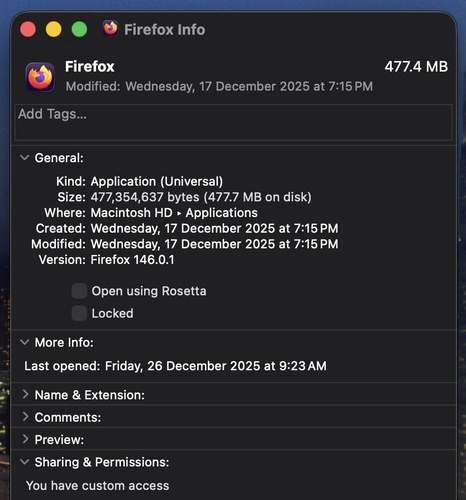 Change App Permissions