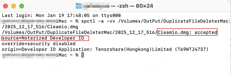 Cleamio Apple Notorized Evidence
