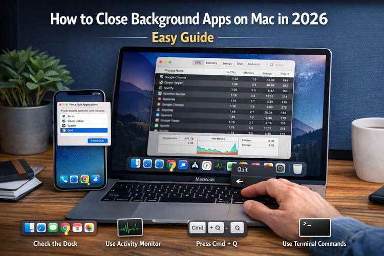 Close Background Apps on Mac