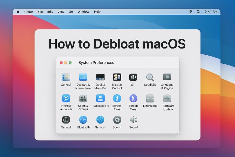 debloat macos