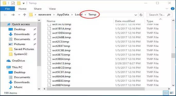 Delete Cache and Temporary Files